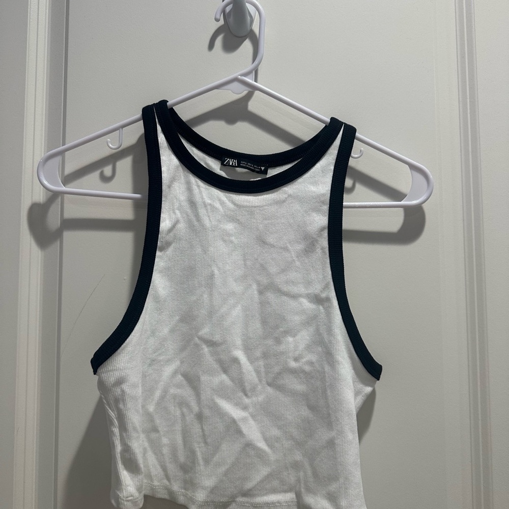 Zara Monochrome Tank Top